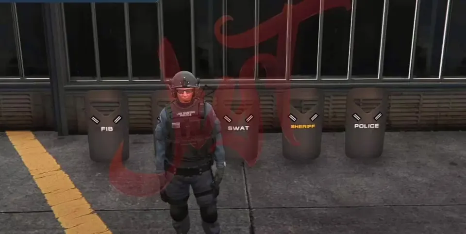GTA V Ballistic Shield Custom Props (SWAT) FiveM visualização do recurso 2