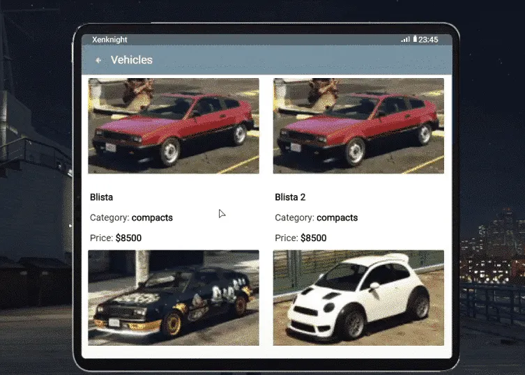 XenTablet FiveM resource preview 2