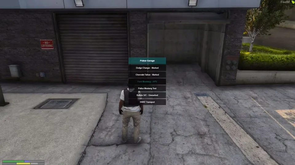 ESX Police Garage FiveM resource preview