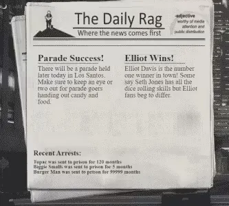 Newspaper script