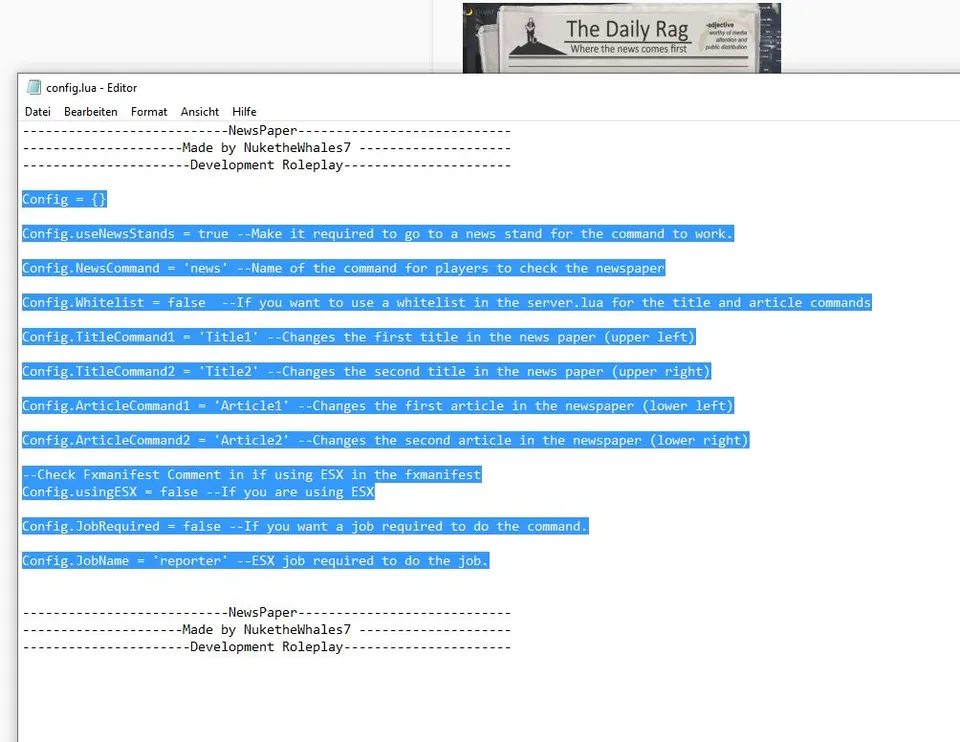 Newspaper (News/Journalism) FiveM resource preview 2