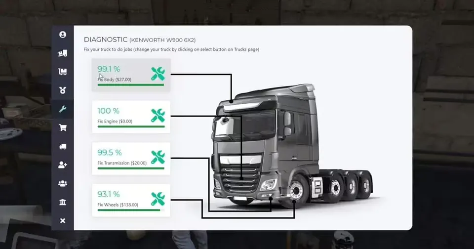 ESX EuroTrucker Simulator (like ETS/ATS) FiveM resource preview 4