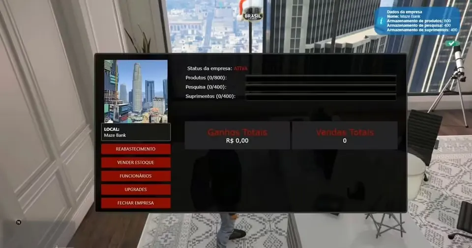 ESX CEO / Business Manager Simulator FiveM resource preview 4