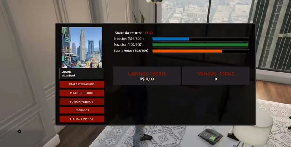 ESX CEO / Business Manager Simulator FiveM resource preview 2