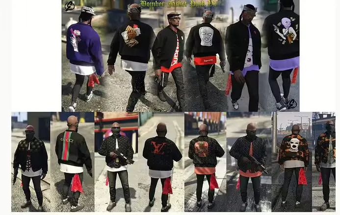 FiveM Fullscale Gang Clothes Pack FiveM vista previa del recurso 3