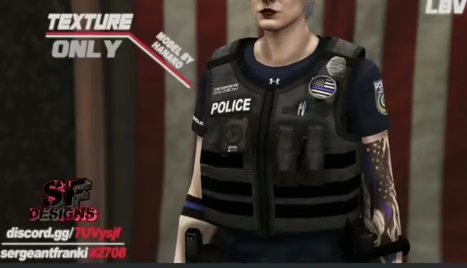 LSPD UP Major Male (+ Female Update) FiveM aperçu de la ressource 18