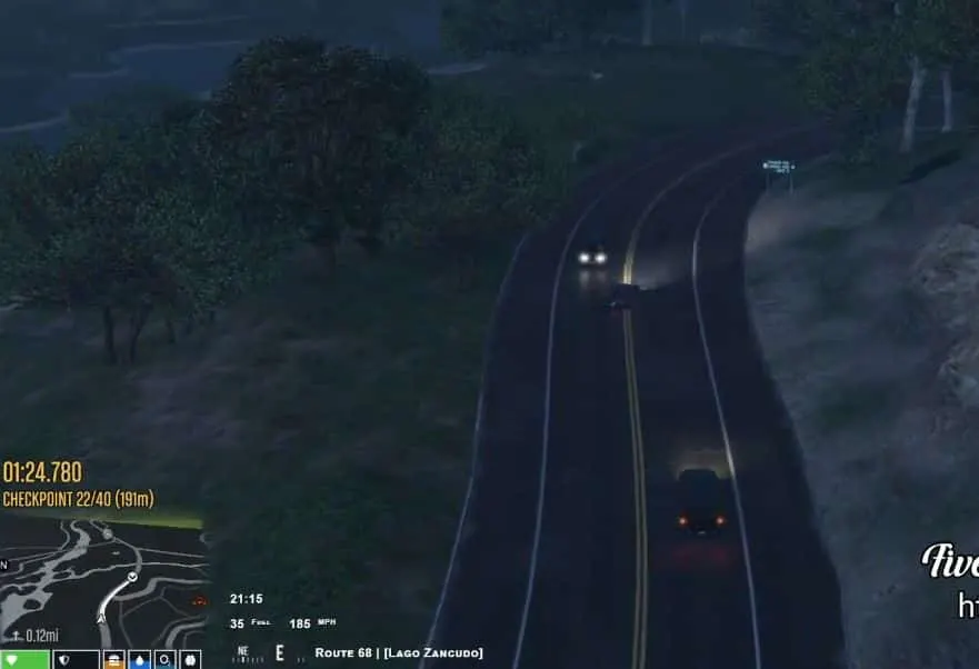 NoPixel Carreras callejeras FiveM vista previa del recurso 2