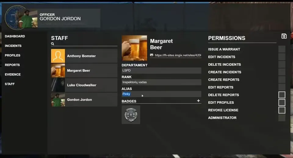 Core MDW / Police Computer (MDT) FiveM resource preview 5