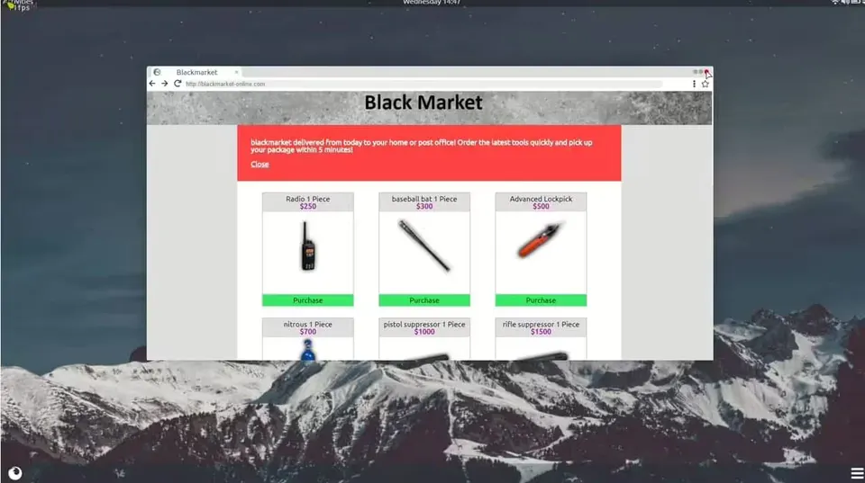 Prévia do recurso FiveM do script QBus Gang BlackMarket: