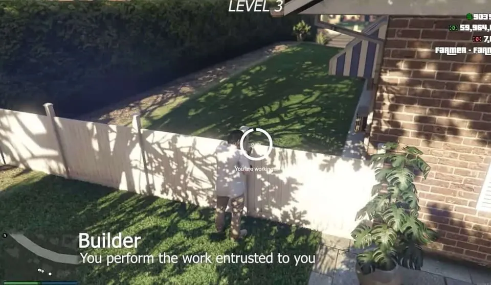 Builder Job (Leveling System) FiveM resource preview 3