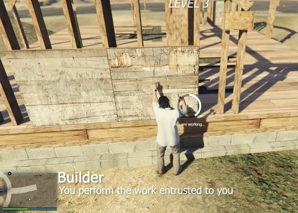 Builder Job (Leveling System) FiveM resource preview 2