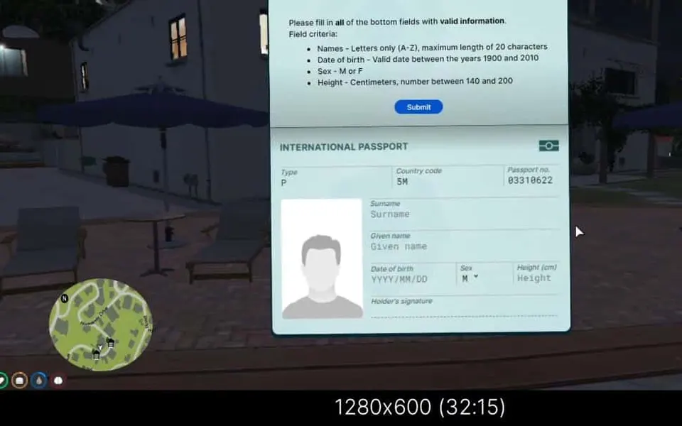 Vorschau der Roddys esx_identity FiveM Ressource 2