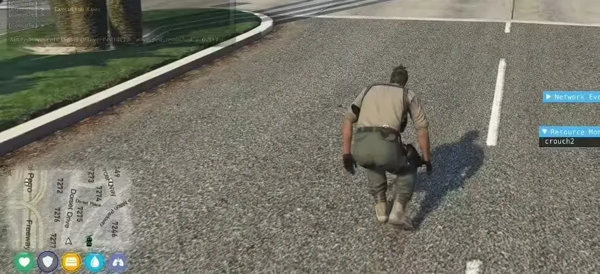 FiveM Advanced Crouch Script preview