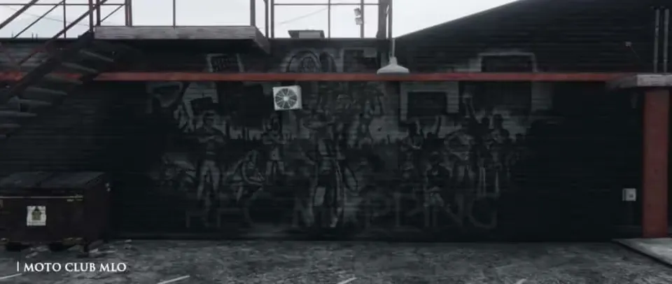 Moto Clubhouse Garage Bar Tattoos MLO FiveM resource preview 4