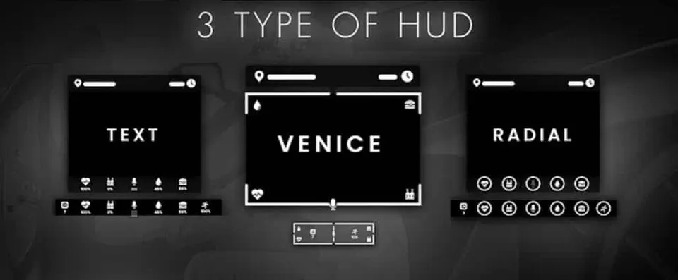 BLVCK HUD (Black Hud) V2 FiveM vista previa del recurso 2