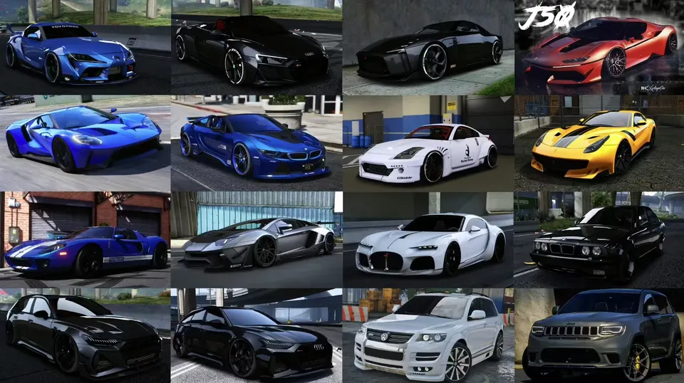 GTA 5 Ultimate Car Pack FiveM Ressourcen-Vorschau 4