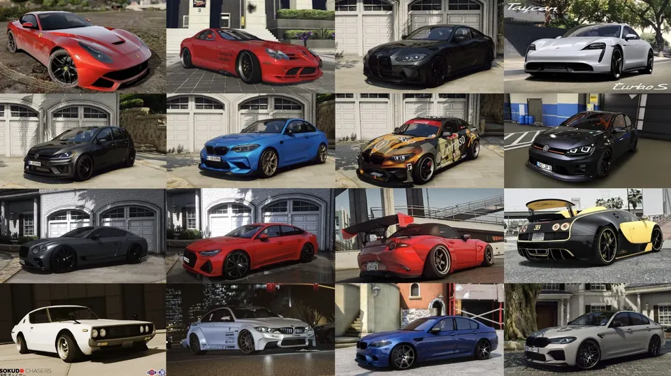 GTA 5 Ultimate Car Pack FiveM Ressourcen-Vorschau 5