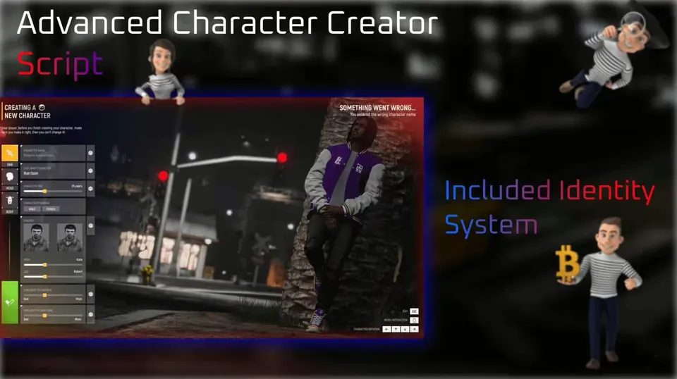 Advanced Character Creator System [Standalone] FiveM resource preview