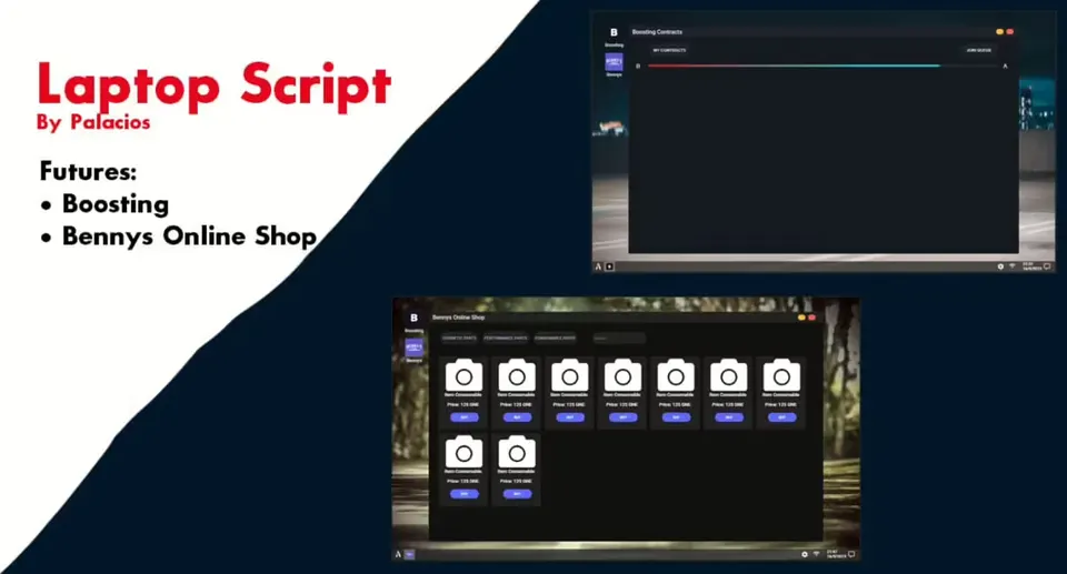 Boosting System V2 & Mechanic Parts System [Standalone] FiveM resource preview