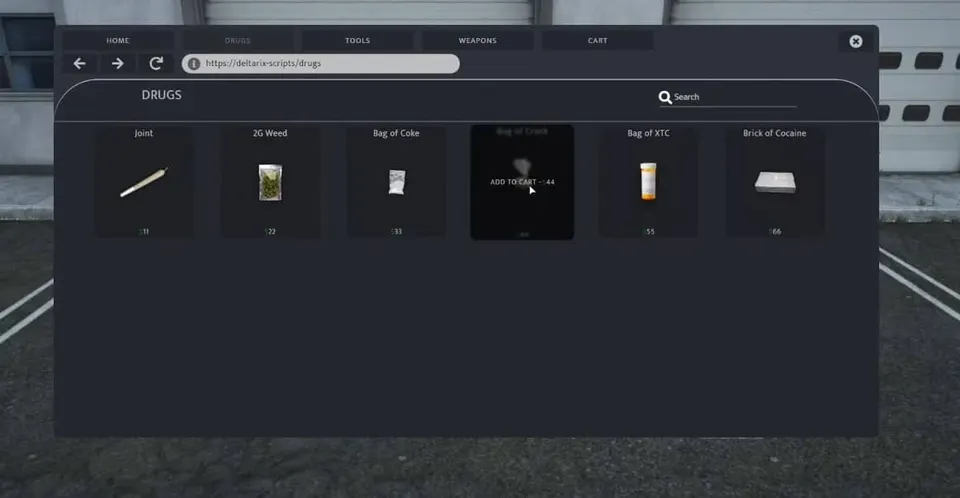Dark Web (QB/ESX) FiveM resource preview 2