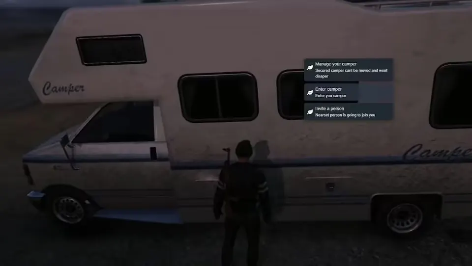 Camper FiveM resource preview
