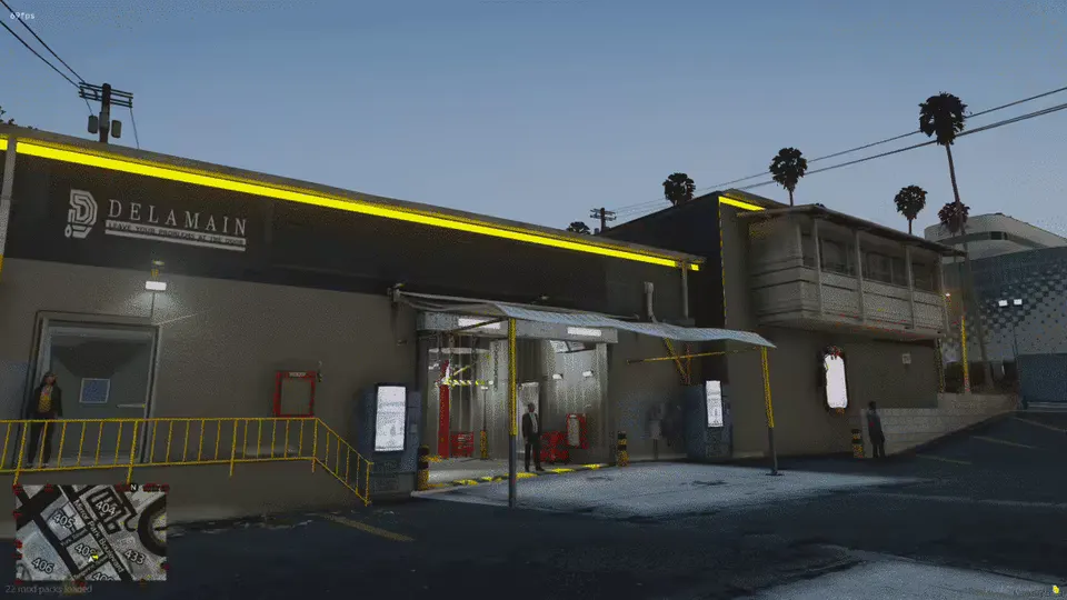 Cyberpunk Taxi FiveM resource preview