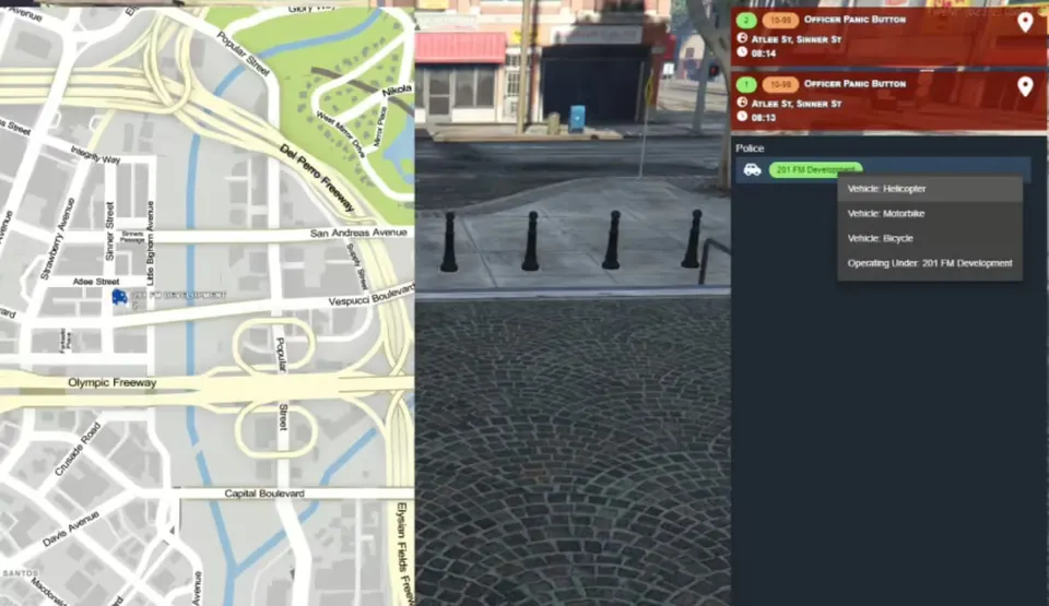 (QB) LunnyDev Dispatch FiveM resource preview 2