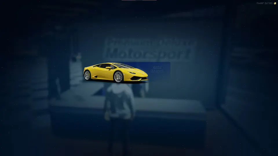 Vista previa del recurso Story Vehicle Dealership FiveM 2