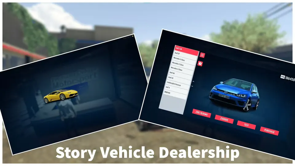 Story Vehicle Dealership FiveM resource preview