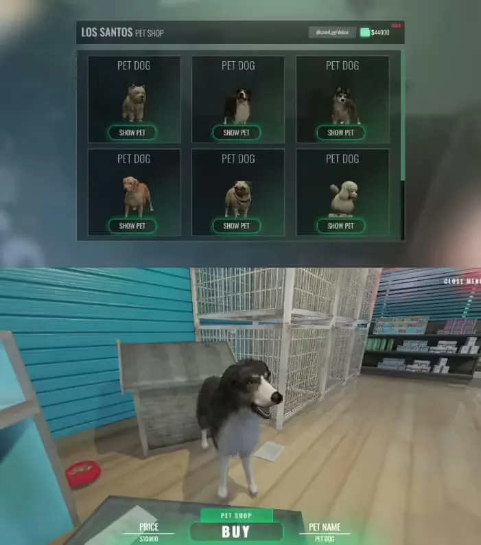 VIP Pet Shop FiveM resource preview 2