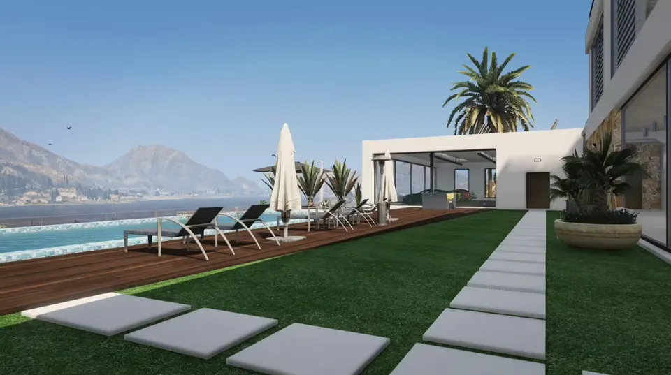 Prévia do recurso Desert Mansion FiveM 3