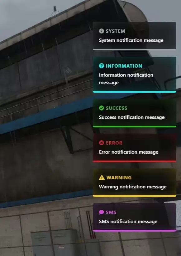 vCore Notifications FiveM resource preview 2
