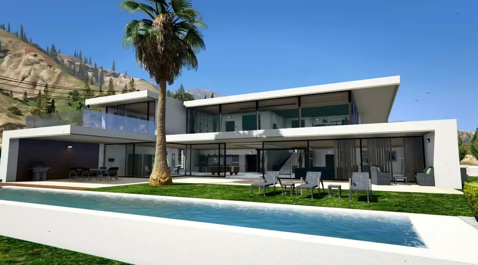 Shiny Mansion MLO FiveM resource preview