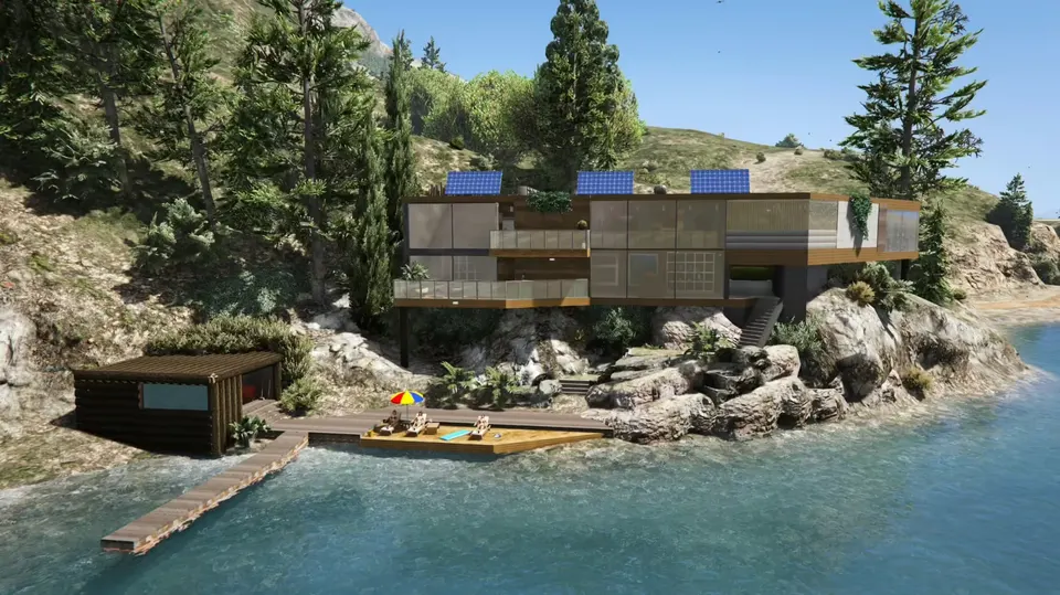 Wild Nature Villa MLO FiveM resource preview