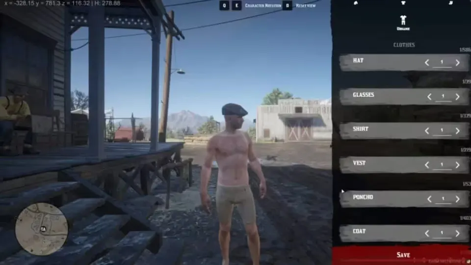 RedM Character Creator FiveM resource preview 2