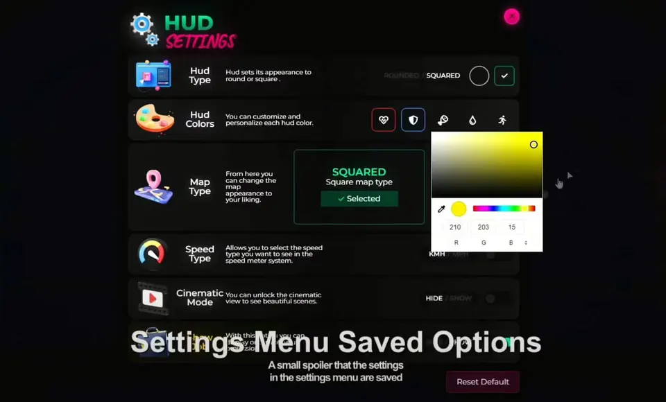 Vista previa del recurso VIP HUD V4 (QB) FiveM