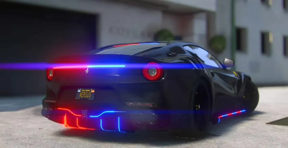 Prévia do recurso Ferrari F12 (FBI/Cops) FiveM 2