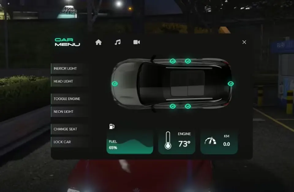 2NA Car Control FiveM resource preview