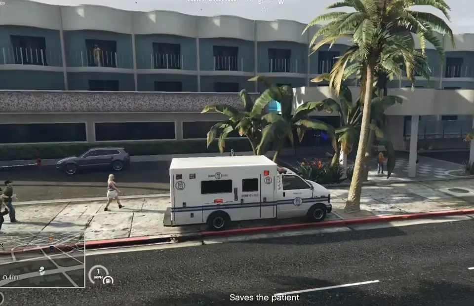 [Qb-Core] Vista previa del recurso AmbulanceRun FiveM 2