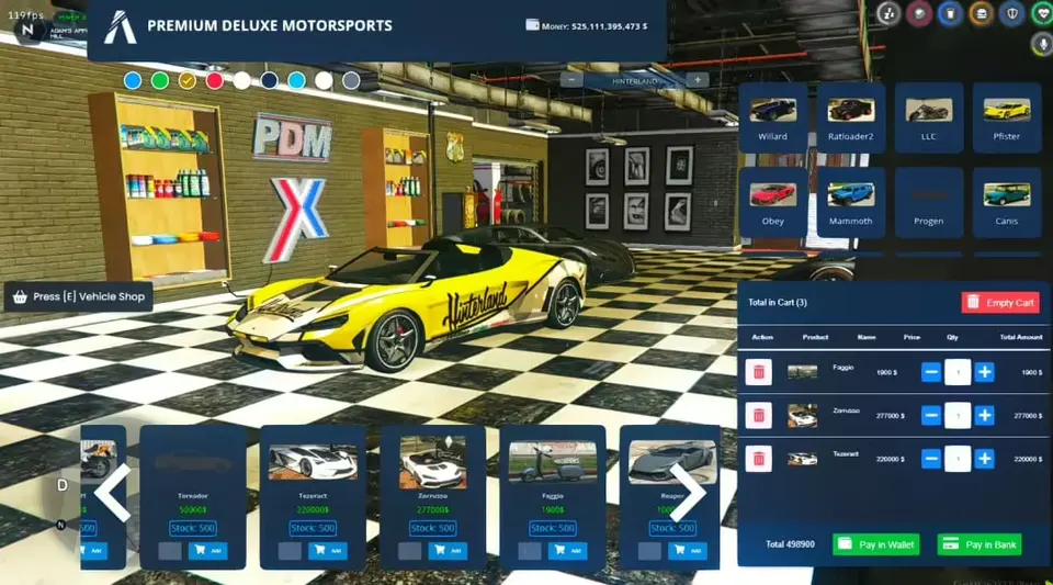 QBCore Advanced Shops: Store/Vehicle/Weapons/Movable FiveM resource preview