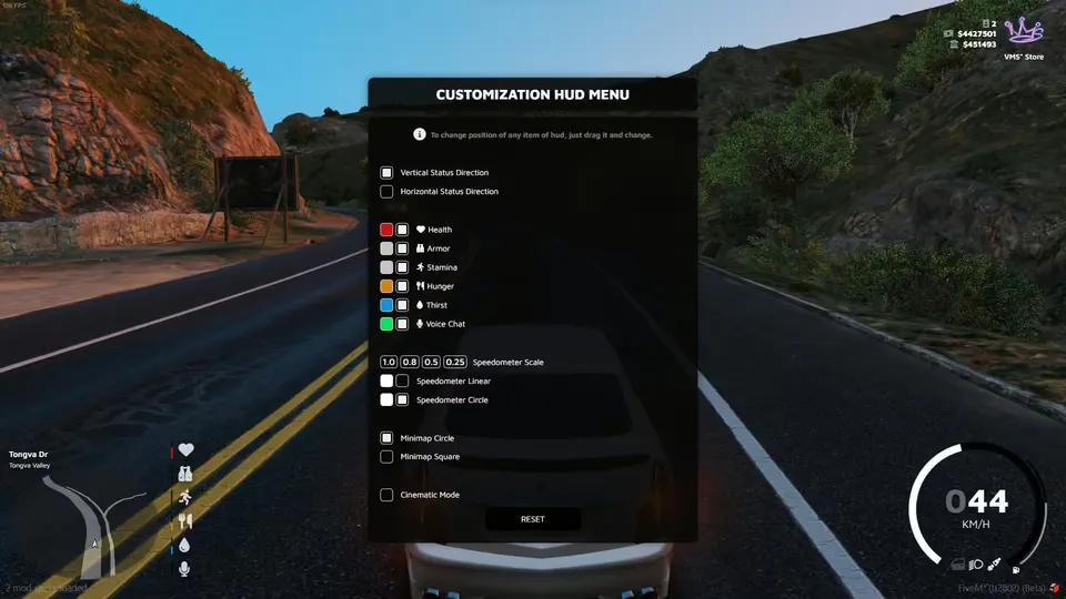 VMS HUD FiveM resource preview 2