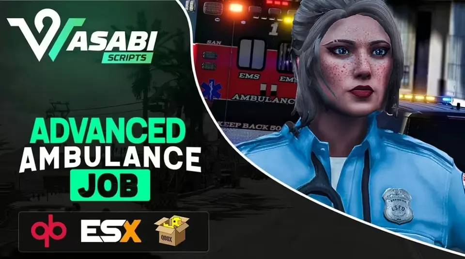 [ESX] Advanced Ambulance Job FiveM resource preview