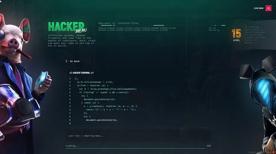 Realistic Hacker Menu FiveM Ressourcen Vorschau 4