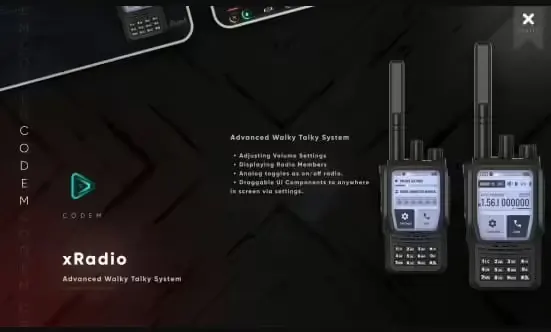 CodeM Radio FiveM resource preview