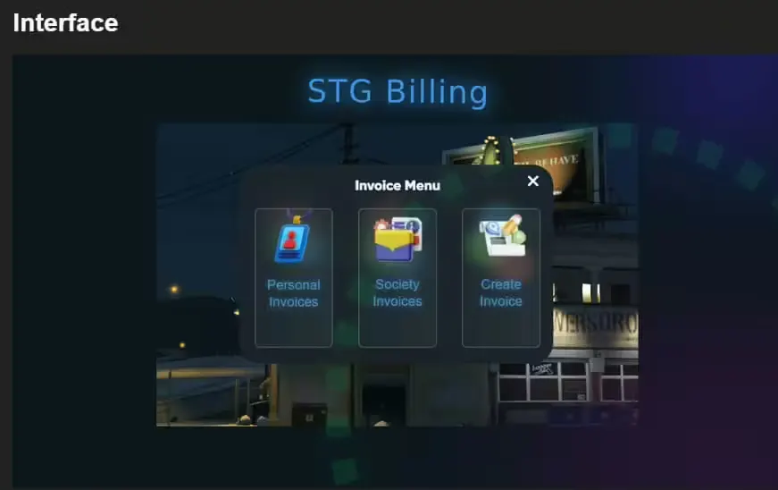 Lyra Billing FiveM resource preview 3