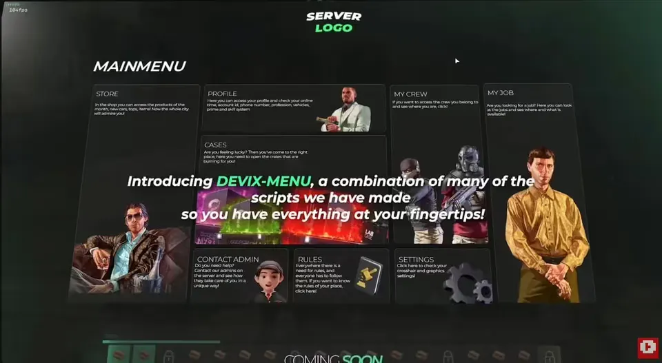 mMenu | Most Advanced Menu FiveM resource preview