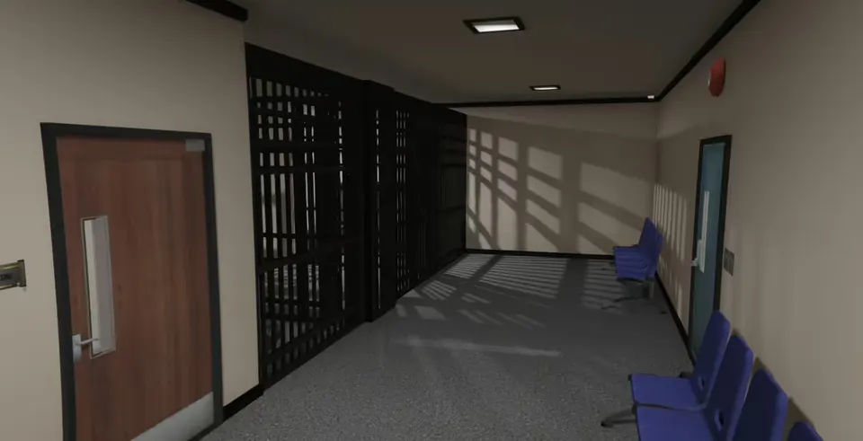 Sandy Shores EMS + Police Station FiveM resource preview 3