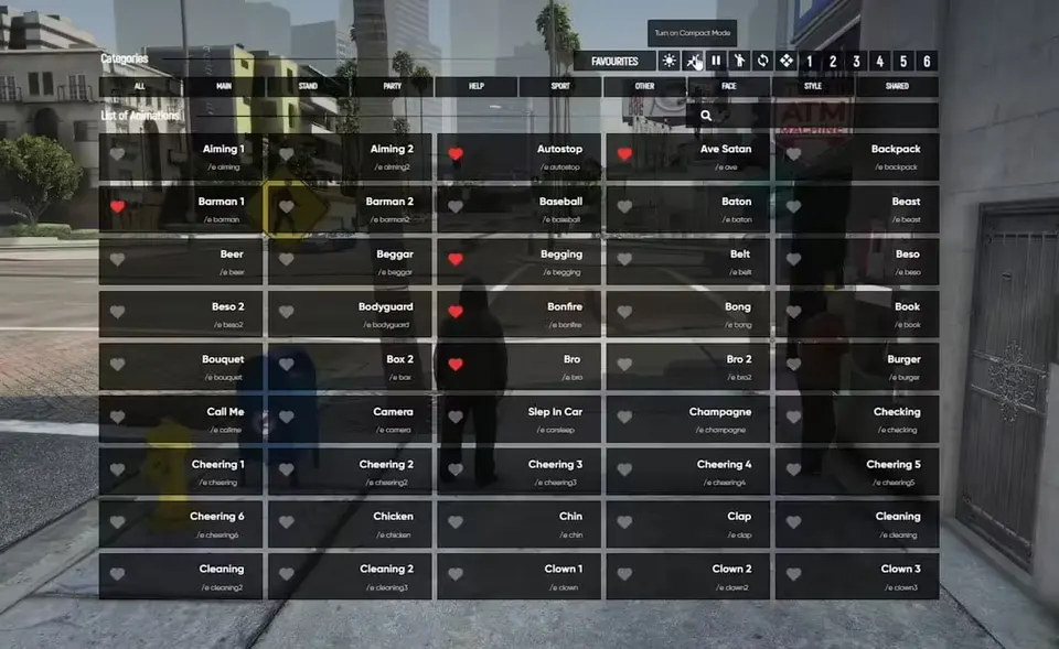 r_animations – Most advanced fivem animations menu script preview