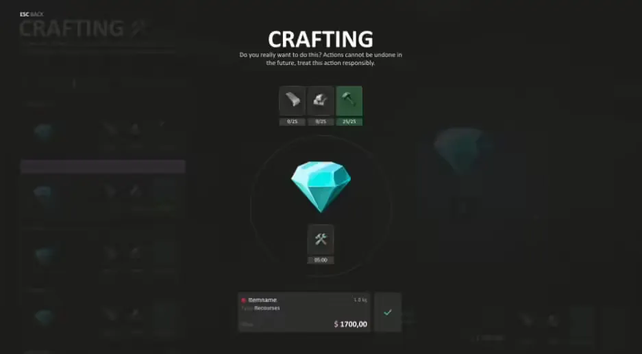 Frkn Crafting v2 FiveM resource preview 2