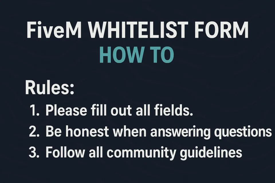 How to Configure and Test a FiveM Whitelist